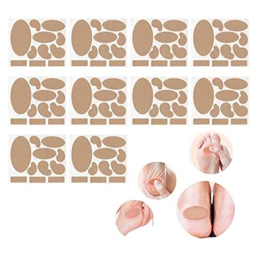 Moleskin Tape Flannel Adhesive Pads, Avoid Super Skin Blister,Pre-Cut Moleskin Very Easy to Paste,Foot Protection for Heels by Cenipar