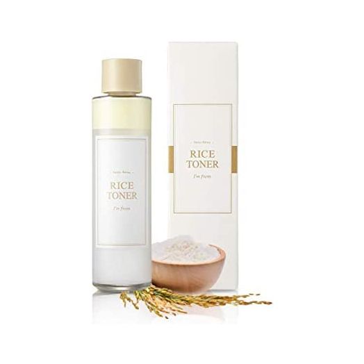 [I'm From] Rice Toner, 5.07 fl oz | 77.78% Rice Extract from Korea, Glow Essence with Niacinamide, Hydrating for Dry Skin, Vegan, Alcohol Free, Fragrance Free, Peta Approved, k Beauty Toner