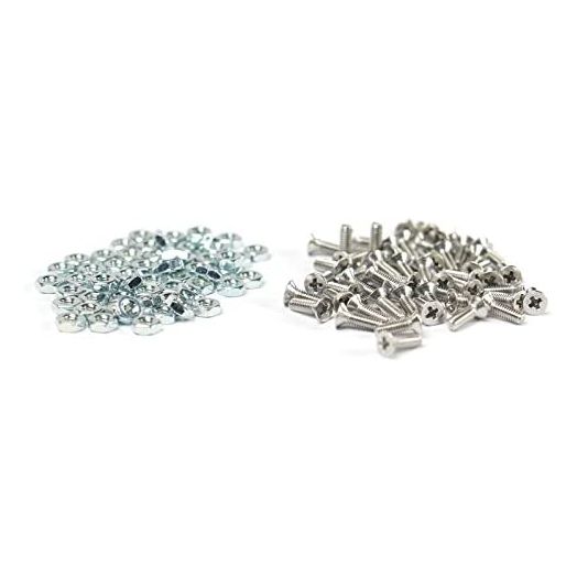 Elite Core Panel-Mount Connector | 50-Pack Screw and Nut Kit for D-Series Panel