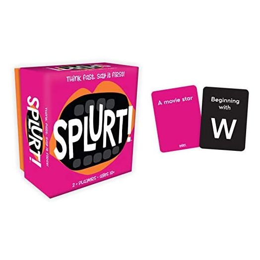 Gamewright, Splurt!, Portable Party Card Game, Think Fast. Say it First!