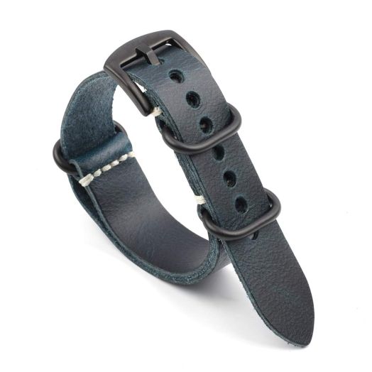 Onthelevel Distressed Design Handmade Leather Watch Strap 20mm 22mm 24mm