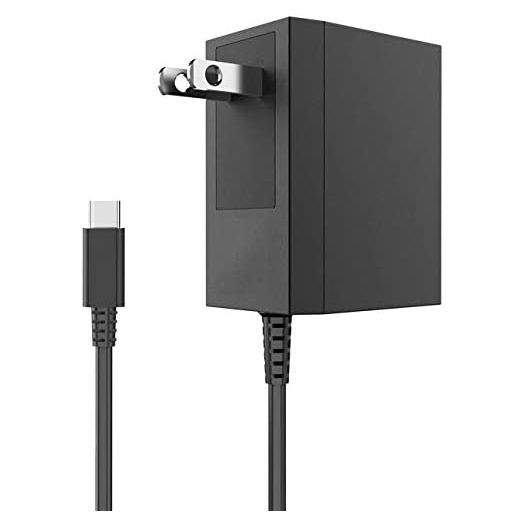 Switch Charger for Nintendo Switch, Fast Travel Wall Charger AC Adapter Power Supply 15V 2.6A Fast Charging Kit for Nintendo Switch Switch/Switch Lite/Switch OLED, Support TV Mode