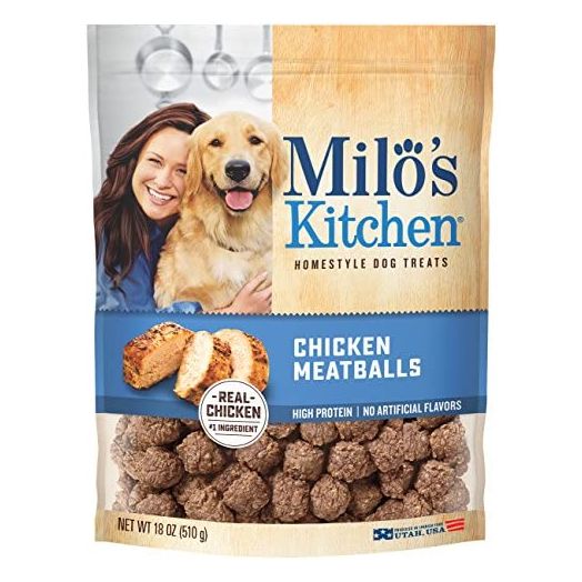 Milo's Kitchen Homestyle Dog Treats Made with Real Meat