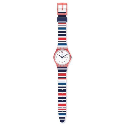 Swatch Sea Barcode Quartz White Dial Unisex Watch GR712