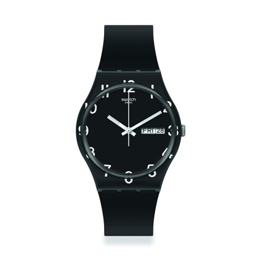 Swatch orologio OVER BLACK 34mm Originals Gent GB757