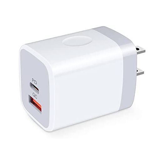 20W Fast USB C Charger,Dual Port PD 3.0 Type C Wall Charger Plug Quick 3.0 Charging Block for iPhone 14 13 Pro Max,12 11 Pro Max,SE,8 7 6 Plus,Samsung Galaxy S22 Ultra S21 FE S20 Plus,Google Pixel 6 5