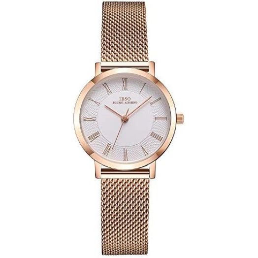 Women Stainless Steel Band Watches Ladies Quartz Wristwatches Waterproof Mesh Bracelet Watch Relogio Feminino