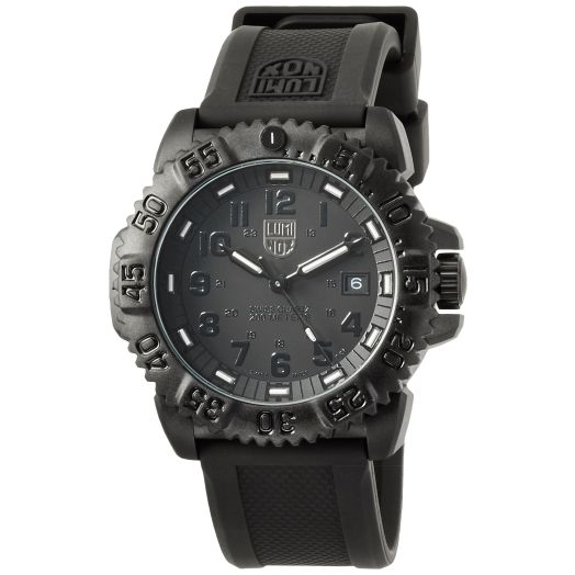 Luminox Men's Navy Seal Black/Black Rubber Watch