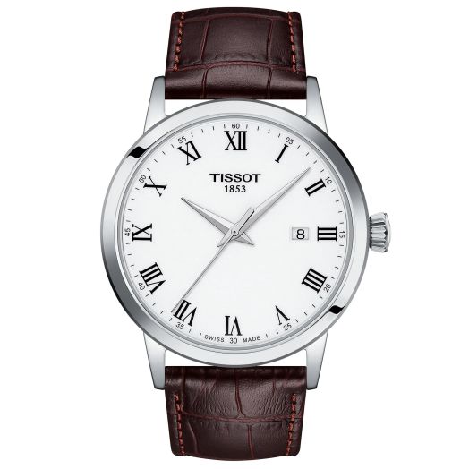 Tissot Mens Classic Dream Stainless Steel Dress Watch