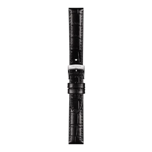 Tissot T852043622 15mm Lug Black Leather Strap