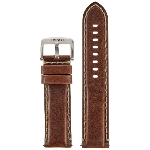 Tissot T852044980 22mm Lug Brown Leather Strap