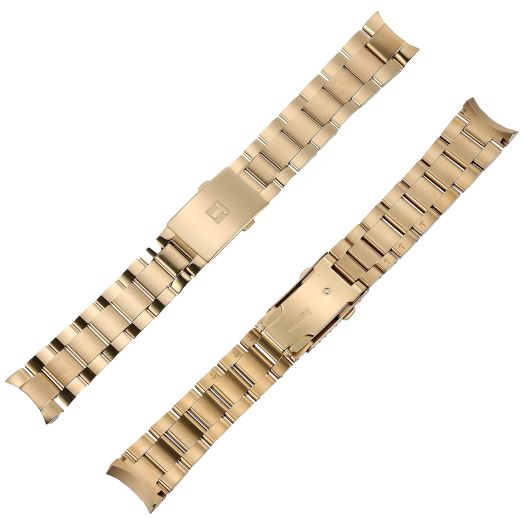 Tissot unisex-adult Stainless Steel Watch Strap Yellow Gold T605045894