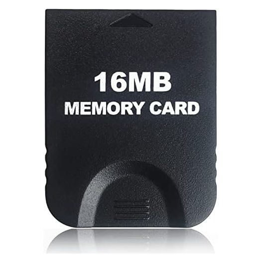 Hyamass 16MB (251 Blocks) Gamecube Memory Card for Nintendo Gamecube & Wii, Black