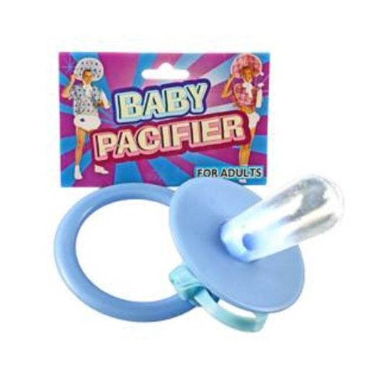 Giant Jumbo Blue Baby Pacifier Novelty Costume Accessory