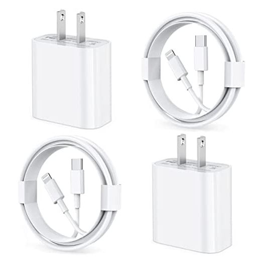 iPhone 11 12 13 Fast Charger [Apple MFi Certified] High Speed iPhone Charger 2-Pack 20W PD USB C 6.6FT Wall Charger Compatible with iPhone 13/13Pro/12/12 Pro/11/11Pro/XS/Max/XR/X/8/8 Plus,iPad