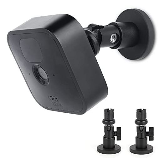 iTODOS 2 Pack Magnetic Wall Mount for Blink XT2,Blink XT,Blink Mini,All-New Blink Outdoor, 360 Degree Adjustable,Securely Attached to Steel or Any Flat Surfaces Without Tools or Screws