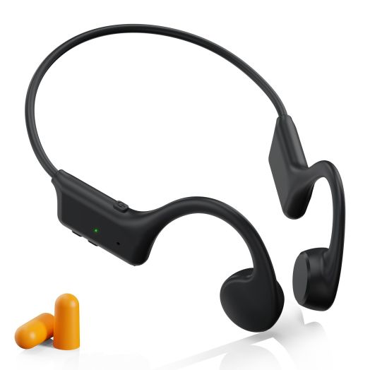 Bone Conduction Headphones Open Ear Headphones Wireless Earbuds Sport Earphones with Mic Bluetooth 5.3 Sweatproof IPX6 Waterproof Headsets for Running,Cycling,Hiking,Driving,Workouts