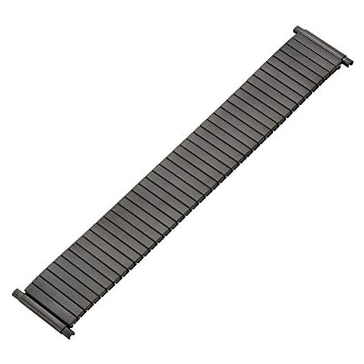 Hadley Roma MB8008RASQ 24 Black Metal Watch Band