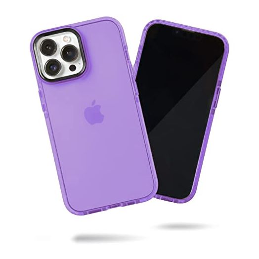 SteepLab Barrier Case for iPhone 13 Pro Max (2021, 6.7" Screen) - Impact Absorbing Case with Full Body Protection and Raised Bezel (Fresh Purple Lavender)