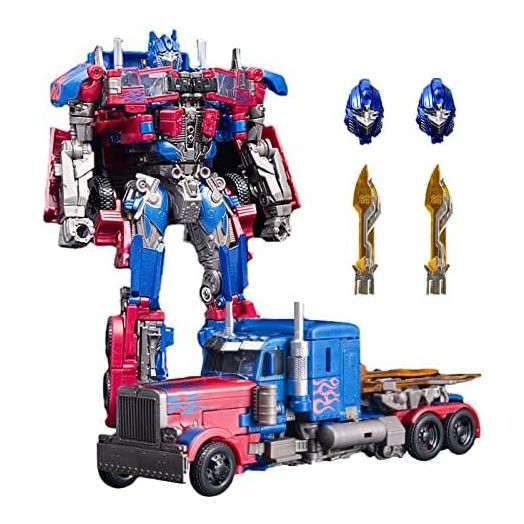 Car Robot Toys, Deformation Toy Cars, Action Figure with Two Extra Interchangeable Head - Part of Alloy