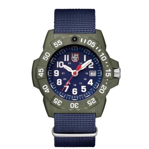 Luminox Men's 3503.ND SEA Analog Display Swiss Quartz Blue Watch