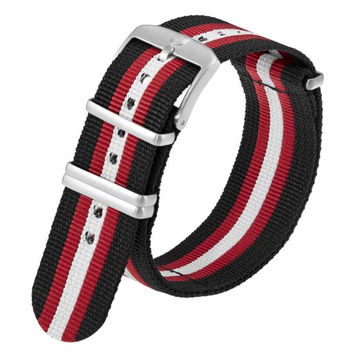 Luminox Men's Multicolor Webbing Nylon Strap Stainless Steel 4 loops Watch Band