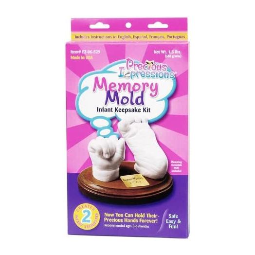 Darice EZ-06-529 Precious Impressions Memory Mold Infant Kit, Keepsake, White