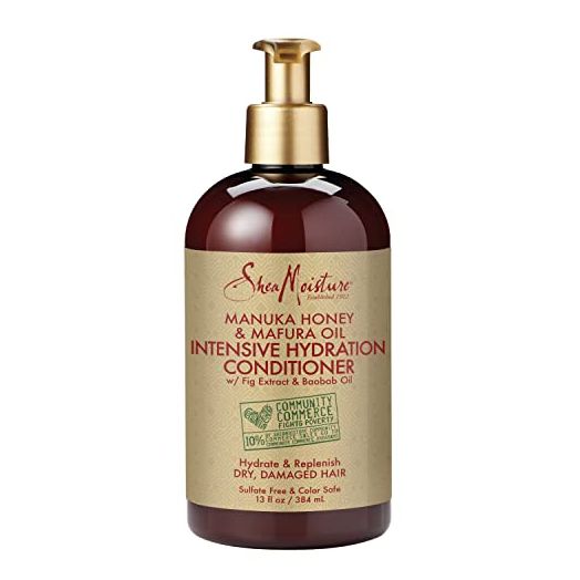 SheaMoisture Intensive Hydration Conditioner for Dry, Damaged Hair Manuka Honey and Mafura Oil to Nourish and Soften Hair 13 oz