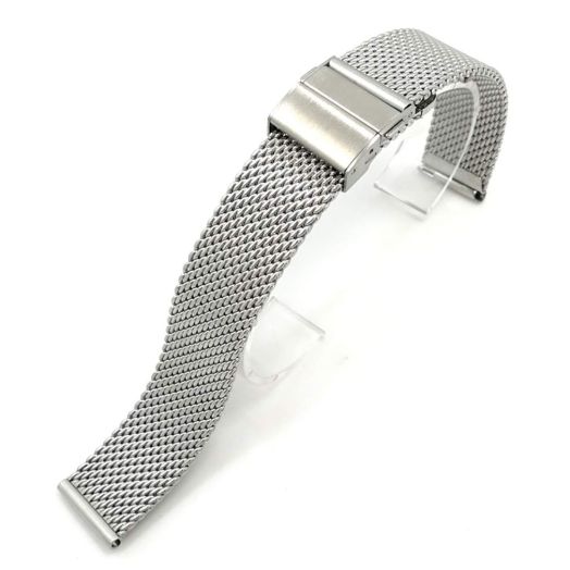 18mm 20mm 22mm Quick Release Premium Mesh Stainless Steel Watch Band Bracelet Solid Strap for Men Women