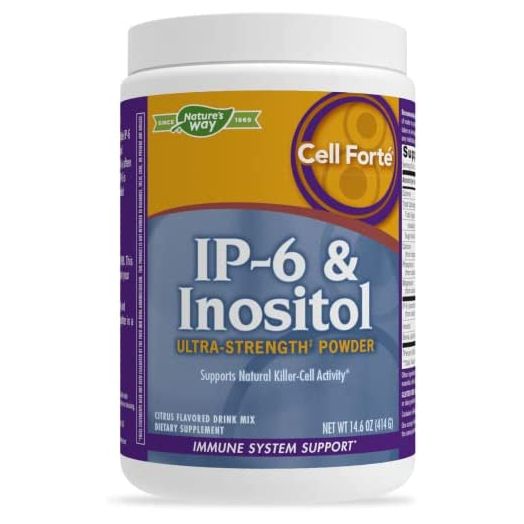 Enzymatic Therapy Cell Forté IP-6 & Inositol Ultra-Strength Powder, Citrus, 14.6 Oz