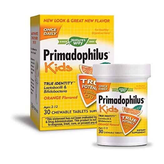 Nature's Way Primadophilus Kids 3 Billion, 30 Chewables