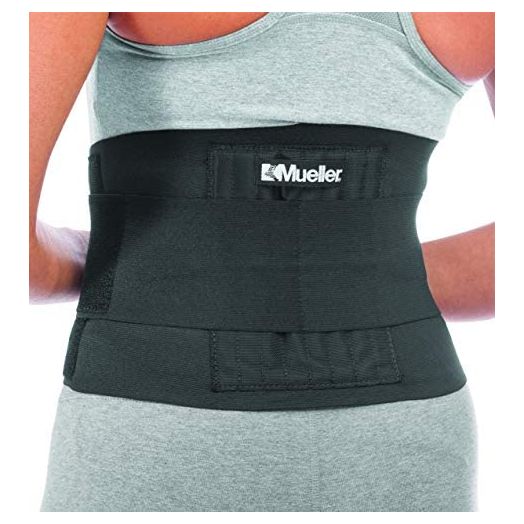 Mueller Sports Medicine Adjustable Back Brace, Back Support, Black