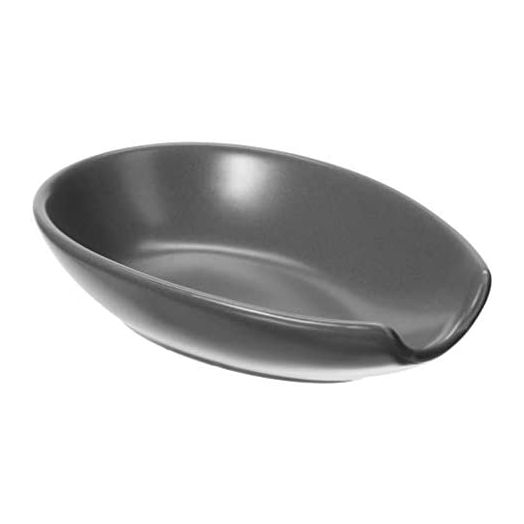 OGGI Spooner Ceramic Spoon Rest- Spoon Rest, Gray