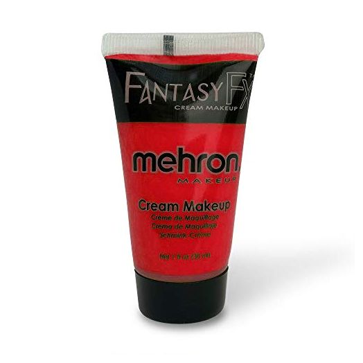 Mehron Makeup Fantasy F/X Water Based Face & Body Paint (1 oz) (RED)