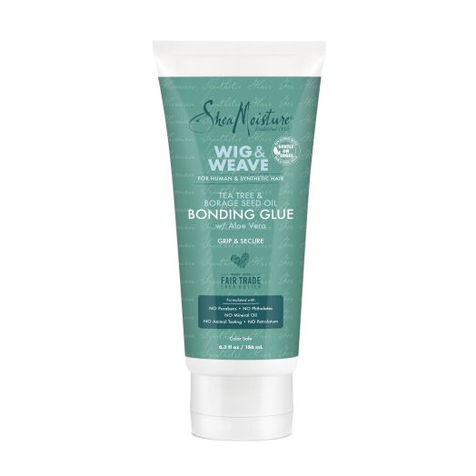 SheaMoisture Bonding Glue Moisturizing Hair Styling Cream with Tea Tree & Borage Seed Oil, 6.3 fl oz