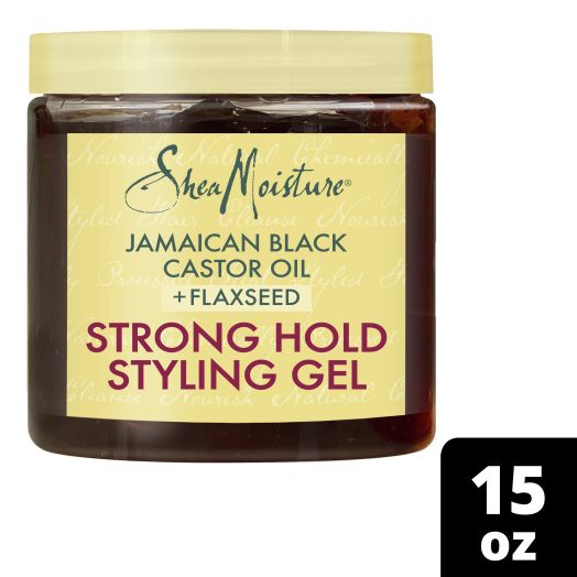 SheaMoisture Styling Hair Gel, Strong Hold, Frizz Control Paraben Free for Curly Hair, 15 oz