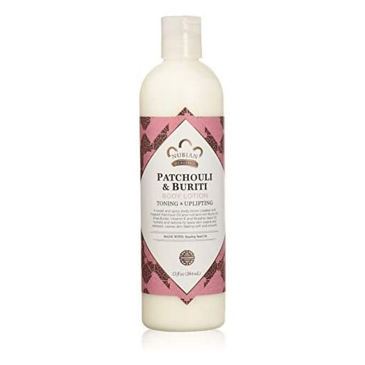 Nubian Heritage Body Lotion with Shea Butter and Rose Hips Lotion PATCHOULI & BURITI,13 fl oz