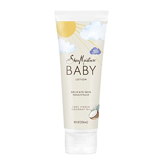 SheaMoisture Baby Lotion Coconut Oil for Baby Skin 100% Virgin Coconut Oil Baby Lotion Clear Skin Moisturizer 8 oz