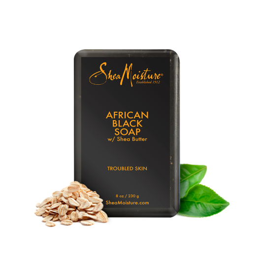 African Black Soap - Soothes and Refreshes Dry, Troubled Skin with Aloe and Organic Shea Butter - Sulfate-Free with Natural and Organic Ingredients - Hydrates Problem Skin (8 oz)