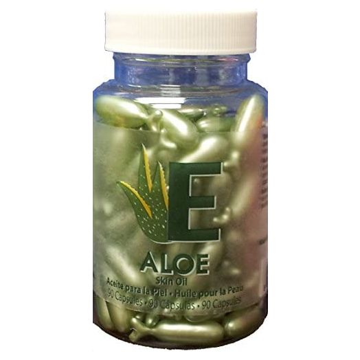 Aloe, Skin Oil Capsules by Easy Comforts 90 Capsules Shine Nails