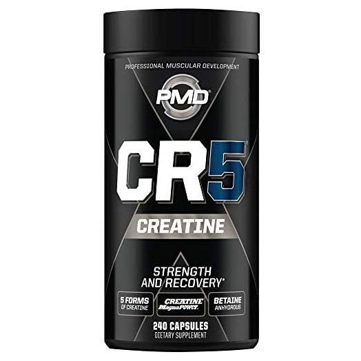 PMD Sports CR5 Professional Creatine Complex, Power 5 Creatine Blend for Strength