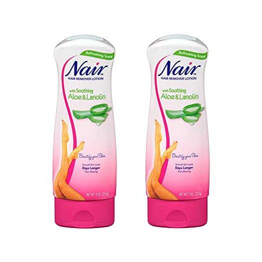 Nair Hair Removal Lotion - Aloe & Lanolin - 9 oz - 2 pk by Nair