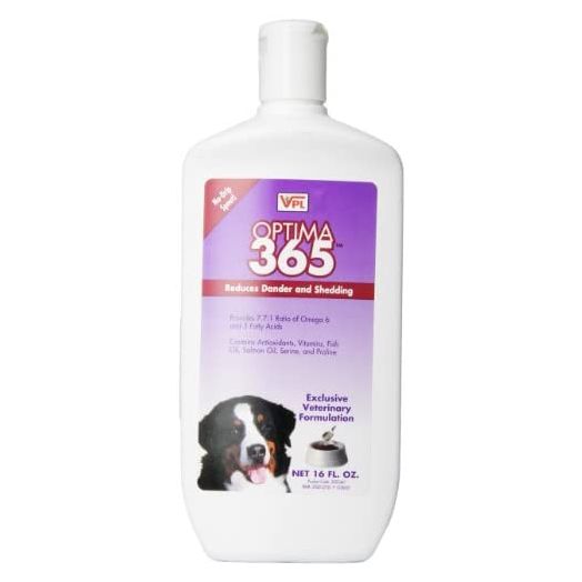PRN Pharmacal OPTIMA 365 - Essential Fatty Acids Nutritional Supplement for Cats & Dogs - With Omega-3, Omega-6, Omega-9, & Other Vitamins & Minerals to Support Overall Pet Health - 16 Fl Oz