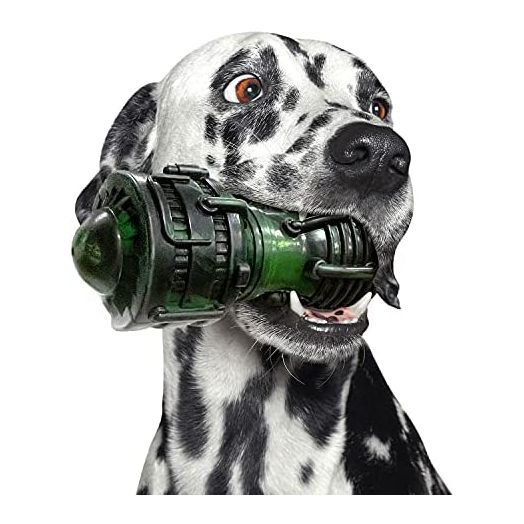 FifthQuarter Squeaky Dog Toys: Almost Indestructible Dog Toys for Aggressive Chewers Natural Rubber Tough and Durable Puppy Chew Toys for Medium and Large Breed