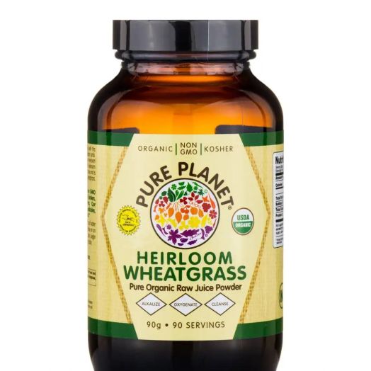 Pure Planet Heirloom Wheatgrass Powder - 90 Servings (90 Grams)
