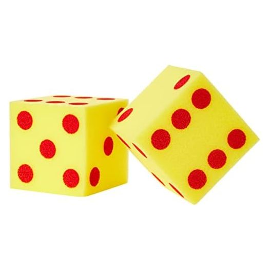 Giant Soft Cubes Dot 2/pk 5 Inch Cube Square