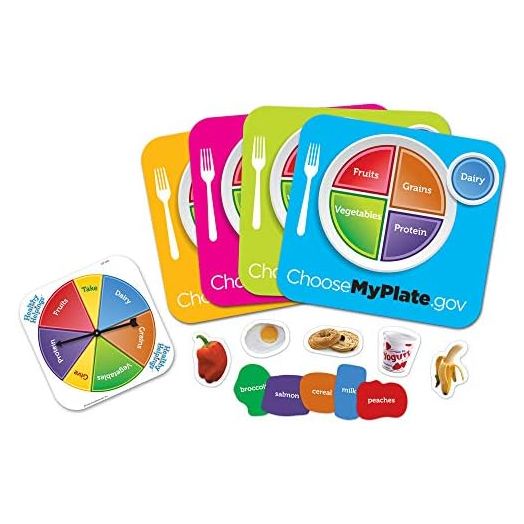 Learning Resources Healthy Helpings A Myplate Game, 10 x 10 in