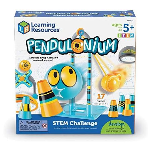 Learning Resources Pendulonium STEM Challenge, Kids Pendulum Game, 16 Pieces, Ages 5+