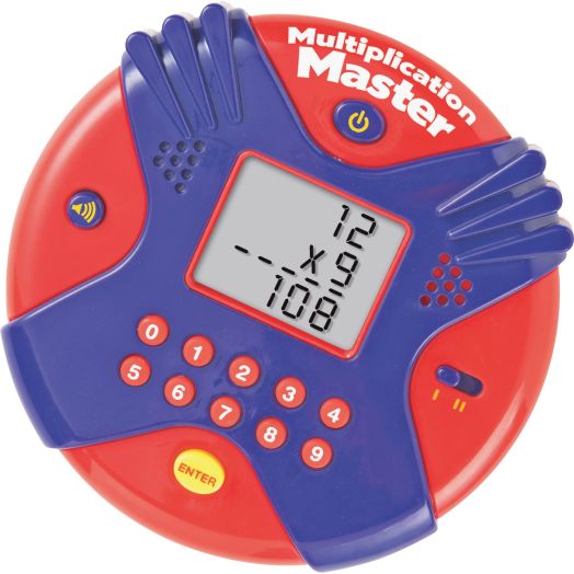 Learning Resources Multiplication Master Electronic Flash Card, Learning Toys Math Games For Boys Girls Ages 7 8 9 10 Year Old