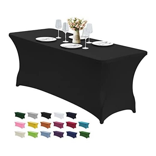 CWK 6FT Stretch Spandex Table Cover